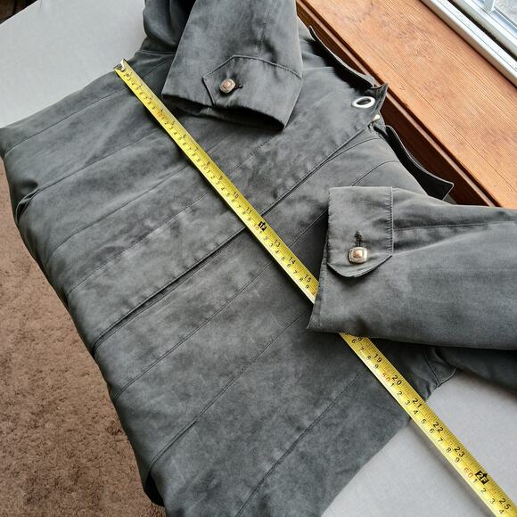 Fleet Street Flared Overcoat sz 6 removable liner hidden buttons vintage jacket - Picture 13 of 16